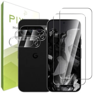 Pour Google Pixel 9 Pro XL 5G Trempé Verre Écran Protecteur & Caméra Arrière - Photo 1 sur 12