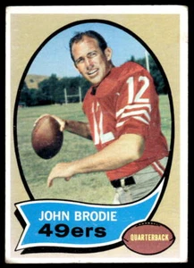 1970 Topps #130 John Brodie San Francisco 49ers - Bild 1 von 2