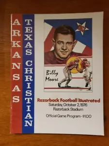 1976 Arkansas Razorbacks v Texas Christian Horned Frogs Football Program - Picture 1 of 2