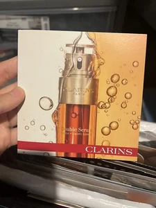 Clarins Double Serum Hydric+Lipidic System Curcuma Turmeric Sample 0.03oz - Picture 1 of 2