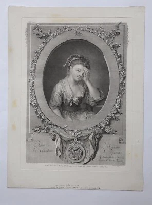 François R. le Jeune INGOUF (1747-1812) d'après Jean-Baptiste GREUZE (1725-1805) - Photo 1/4