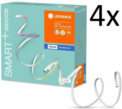 4xLedvance Smart+ LED-Stripe Flex 3m RGB tunable white dimmbar Bluetooth Google - Bild 1 von 4
