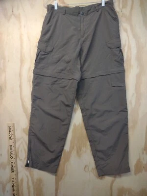 White Sierra woman Large pants Brown Convertible Pocket outdoor hiker pants 1275 - Image 1 of 4