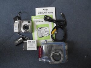 Nikon COOLPIX 4300 4.0MP Digital Camera Bundle - for spares and /or repair
