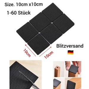 Stuhlgleiter selbstklebend eckig Möbelgleiter  Anti-Rutsch Pads Parkettschoner - Bild 1 von 4