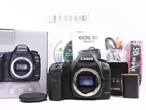 Top Mint Canon EOS 5D Mark II 21.1 MP Digital SLR Camera w/Original Box SC629 - Picture 1 of 13