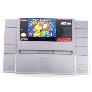 The Simpsons: Bart's Nightmare (Super Nintendo SNES, 1992) Cart Only *TESTED* - Picture 1 of 6