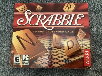 Scrabble Crossword Game Hasbro PC -CD ROM 2002 New & Sealed Fast Shipping - Image 1 of 3