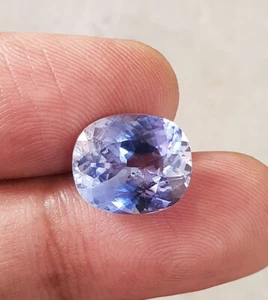 Gemas sueltas corte cojín zafiro azul aciano de Ceilán cultivadas en laboratorio impecables de 7,93 quilates - Imagen 1 de 10