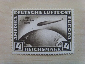 DEUTSCHES REICH Michel-Nr. 439 X "Zeppelin" * Falz - Bild 1 von 2