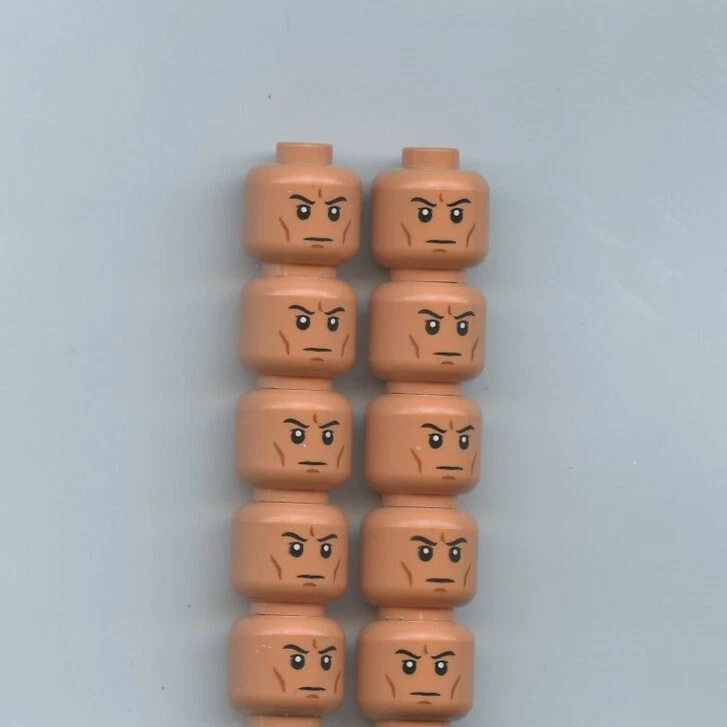 Star Wars LEGO x 10 Clone Trooper Minifigure Head Pieces - Image 1 of 1