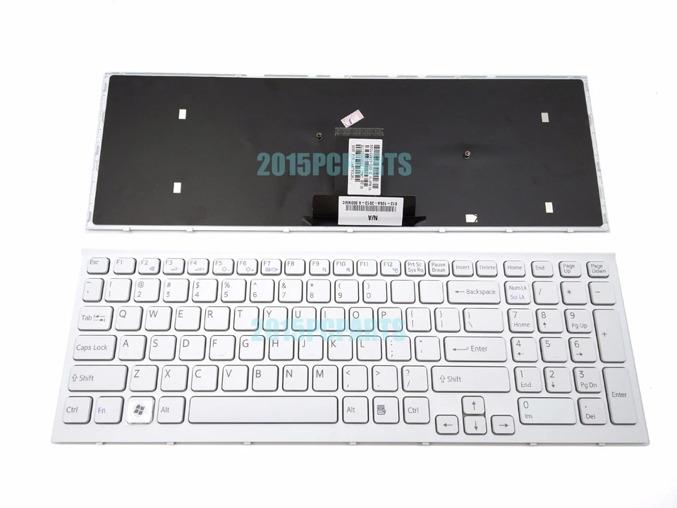 New For Sony VAIO VPCEB VPC-EB Keyboard US White 148793281 - Image 1 of 4