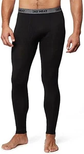 Neu 32 Grad Herren 2er-Pack schwarz Wärmeleistung thermische Basis Schichthose - Bild 1 von 4