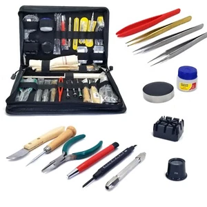 26-teiliges Schmuck Reparatur Set Kit Uhr Armbanduhr Batteriewechsler Link Entferner Werkzeug - Bild 1 von 6