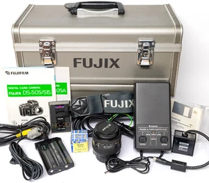 NIKON/FUJIX Upgrade Set for E2/E3 or Fujix DS-505 cameras plus Orig. Alum. Case! - Picture 1 of 8