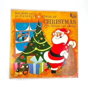 Vintage WALT DISNEY 30 FAVORITE SONGS OF CHRISTMAS 1963 Vinyl LP Record Album - Picture 1 of 8