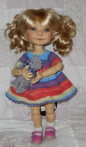 Monique Gold HEART Doll Wig SIZE 8/9 STRAWBERRY Synthetic Mohair Ponytails NWT - Picture 1 of 8
