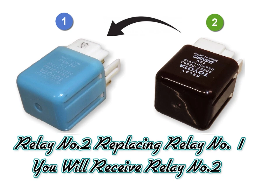 Lexus 4-Pin Light Control Blue (Replacement) Relay 85916-30060 Denso 056800-2280 - Image 1 of 1