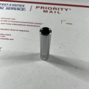 Mac Tools 1/4" Drive 6-Point 9mm Deep Chrome Socket MD6 - Picture 1 of 7