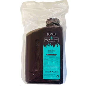 SUNLU 1000g High Temperature Photopolymer Resin in Solid Gray - Photo 1/2
