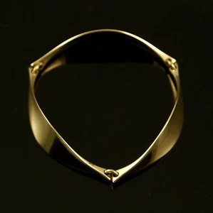 Hans Hansen 14k Gold Bangle/Bracelet #202 - Picture 1 of 6