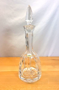 Kristall Atlantis Wein Schnaps Dekanter mit Stopfen 13,5" hoch Portugal Barzubehör Vintage - Bild 1 von 16