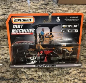 Matchbox CAT DIRT MACHINES Special Edition #1 Road Pavers NIB - Picture 1 of 2