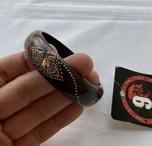 Rosewood Wooden Bangle Bracelet Boho Chic - Bild 1 von 6