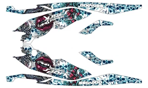 2024+ SEADOO SPARK TRIXX 3up graphics kit decals jet ski wrap White Kiss - Picture 1 of 1
