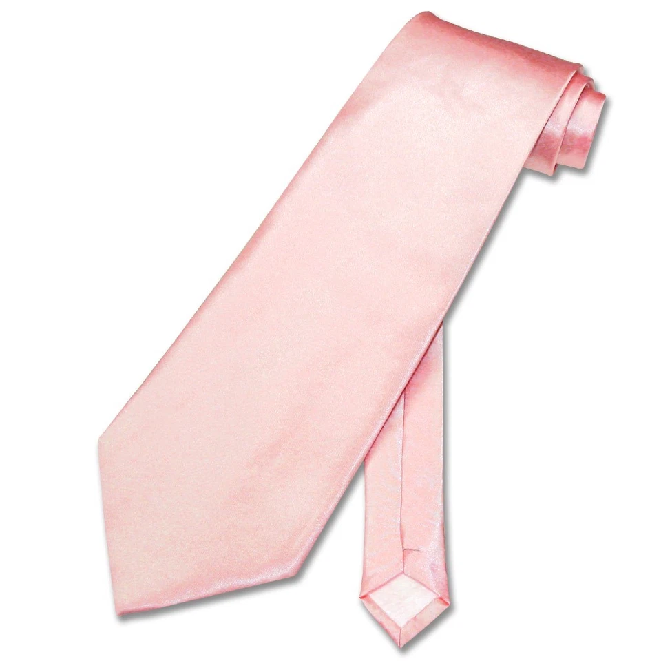 Corbata de cuello Covona color rosa liso para hombre Foto 1 de 2