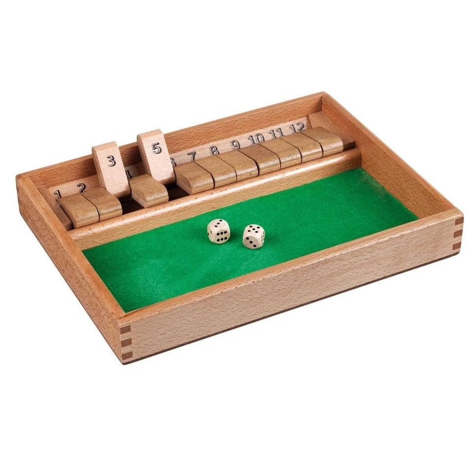 Shut The Box, 12er, FSC 100%, Ab 6 Jahre, ab 2 Spieler (DE-Ausgabe) - Bild 1 von 1