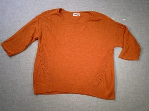 Suéter Anthropologie Para Mujer Medio Naranja Tejido Ligero - Imagen 1 de 8