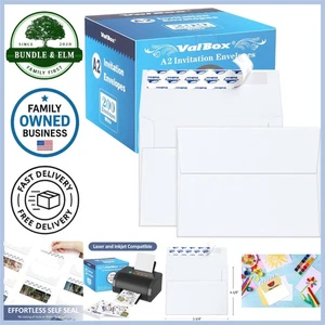 Buste Invito A2 Bianche Confezione 200 Autosigillanti Matrimonio RSVP Auguri - Foto 1 di 8