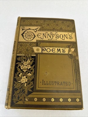 “Tennyson’s Poems” 1883 HB. Beautiful Illustrations - Imagem 1 de 4
