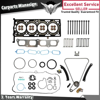 Head Gasket Bolts Set Timing Chain Kit For 13-23 Buick Cadillac Chevy GMC 2.0 - Image 1 of 4