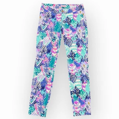 Calça de tornozelo skinny Lilly Pulitzer Kelly tamanho 0 - Imagem 1 de 4
