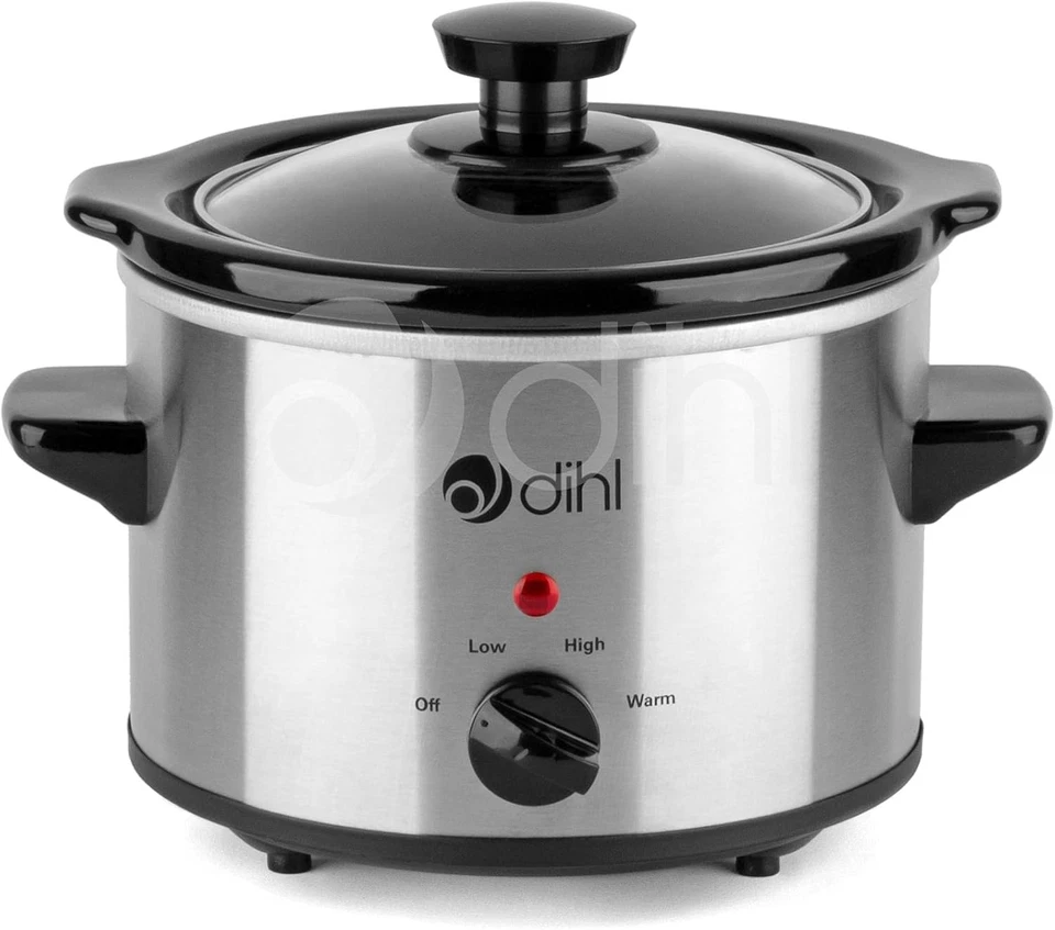 Dihl KA-SLC-1500 1.5L Slow Cooker - Silver