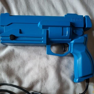 Sega Saturn MK-80311 Official Light Gun Blue Fully Working - Picture 1 of 2