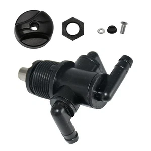 3 Way Fuel Tank Valve Petcock and Knob NUT, Tank Fuel Shut Off Valve Switch C... - Picture 1 of 7