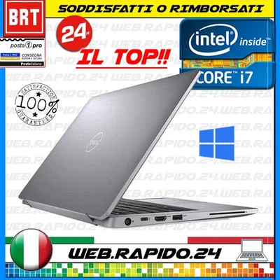 NOTEBOOK DELL LATITUDE 7400 14" INTEL I7-8665U RAM 16GB SSD 512GB WEBCAM WIN11 - Immagine 1 di 4