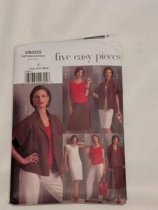 Vintage Sewing Pattern Vogue V8505  -   Jacket top dress skir  2008 Size  XS S M - Picture 1 of 2