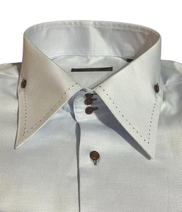 Axxess Men’s Size 6XL Big & Tall Light Blue Cuff Link Shirt New - Picture 1 of 8