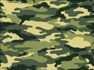 Hoja de hielo verde ejército A4 decoración comestible con estampado de camuflaje - Imagen 1 de 1