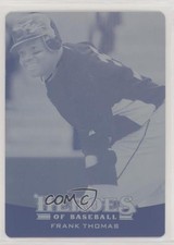 2015 Leaf Heroes of Baseball Printing Plate Cyan 1/1 Frank Thomas #22 HOF s7f