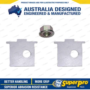 SuperPro Front Strut Bar Caster Plates for Holden Calais VE VF Sedan Wagon Ute - Picture 1 of 2