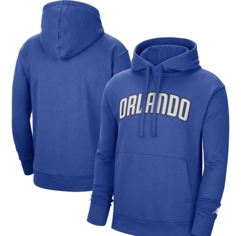 Jordan Orlando Magic Men’s Statement Edition Blue Pullover Hoodie Size 2XL Cover