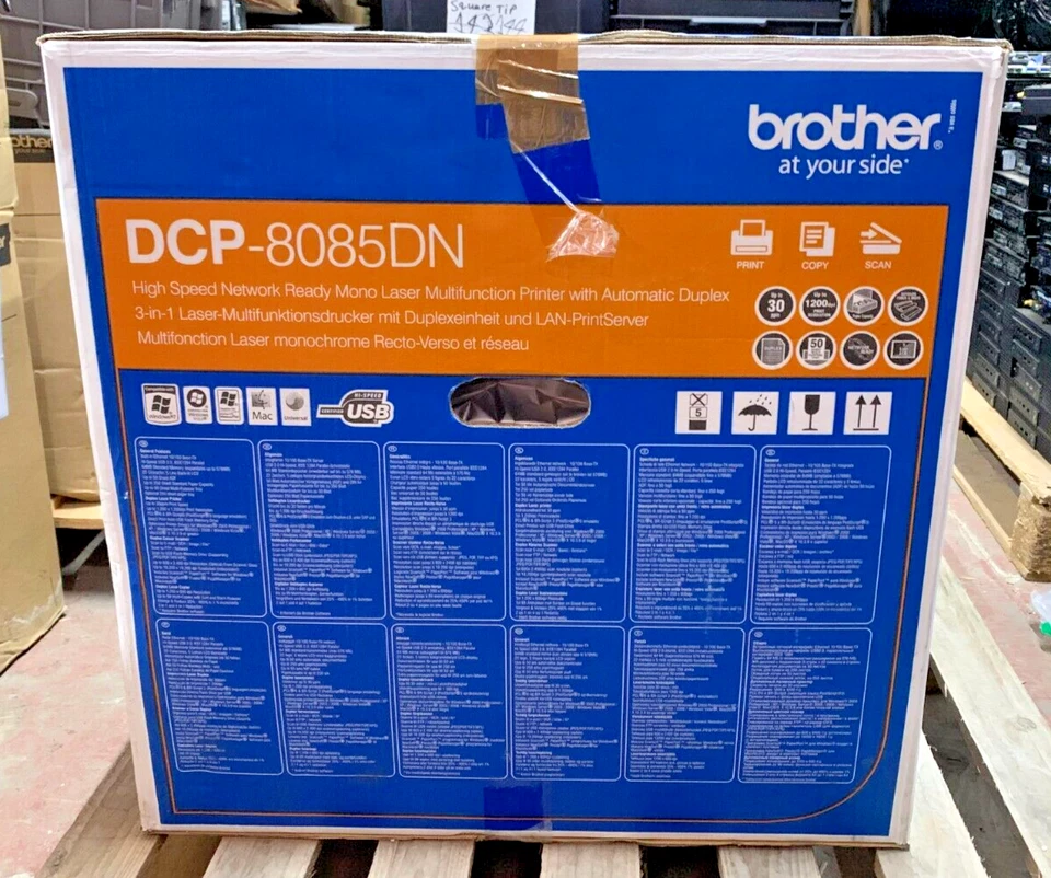 BROTHER DCP-8085DN - MONOCHROME LASER MULTIFUNCTION PRINTER (OFFERS WELCOME) - Image 1 of 4