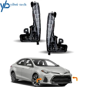 Left&Right Side Fog Lights Lamps Assembly For Toyota Corolla SE XSE 2017-2019 - Picture 1 of 8