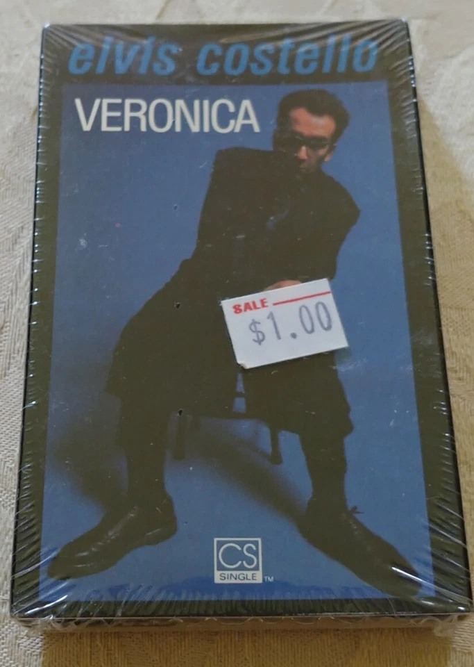 Elvis Costello - Veronica/You're No Good -  1989 Sealed Cassette Single  Foto 1 de 4