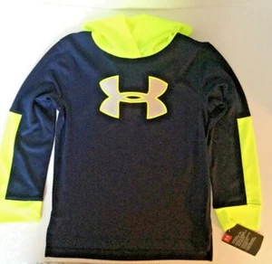 UA Youth boys athletic hooded long sleeve shirt size 5 - Picture 1 of 4